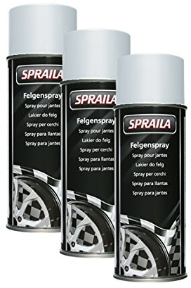 KWASNY Felgenspray Silber Lackspray 500Ml Spraydose Felgenlack Sprühlack 300 937 3X