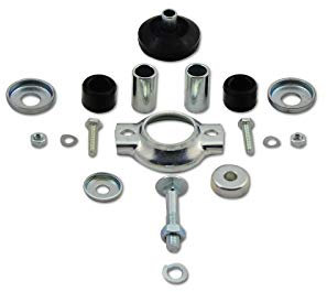 Simson Set: Kleinteile für Einbau Motorlager, Schwarz, Gummi, Metall, Kunststoff, 7 Count, Motorhalterung, S50, S51, S53, S70