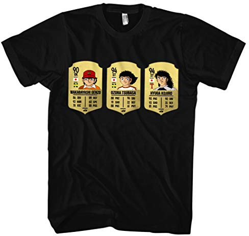 Old School Ultimate Team Männer und Herren T-Shirt | Kickers Nankatsu Fussball Comic 90er Gregor Kult