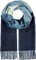 Giorgio Rimaldi Schal Kariert für Damen & Herren - XXL Deckenschal 60 x 200 cm - Oversized Winterschal mit Plaid Block-Karo Muster - Stola Warm und weich Navy