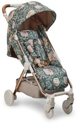 Elodie Details Mondo Stoller® Buggy von Geburt bis 4 Jahre (22 kg) - Liegeposition, Einhand-Faltung und -Steuerung, Leichter Kinderwagen in Kabinengröße, Morris & Co- Pimpernel
