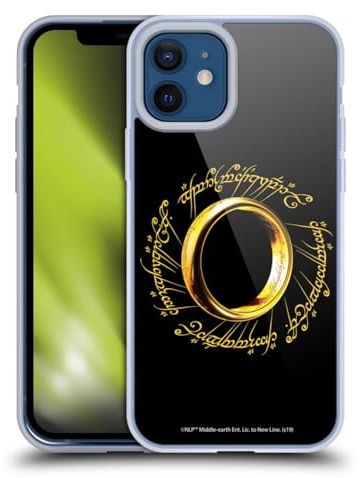 Head Case Designs Officially Licensed The Lord Of The Rings The Fellowship Of The Ring One Ring Graphics Gel Case Compatible with Apple iPhone 12 / iPhone 12 Pro & Compatible with MagSafe
