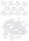 MYLERCT 200 pezzi Palloncino Clip, 2 Tipi di Palloncino Morsetto, Chiusura Trasparente Palloncino, Riutilizzabile, Ampiamente Utilizzato per la Decorazione di Feste, Chiusura di Palloncini