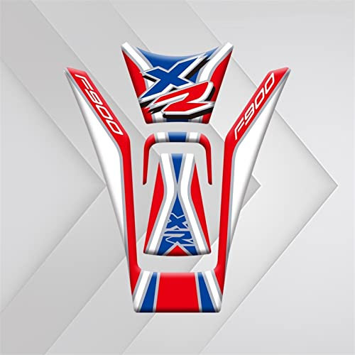 ROANNY Für BMW F900XR F900 XR F 900 XR 2020 Motorrad Tankpad Schutz Emblem Aufkleber Aufkleber Gas Kraftstoff Kniegriff Traktionspolster Aufkleber (Color : B)