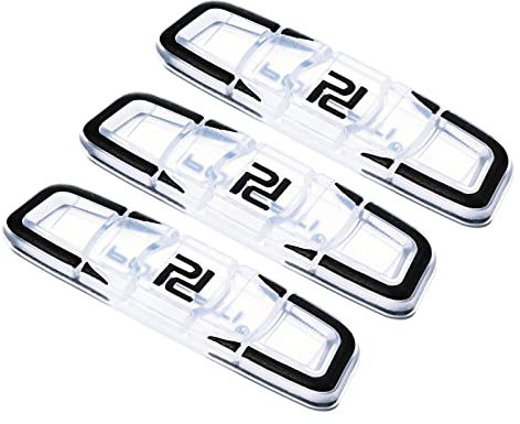 PATIKIL Tennis Racchetta Vibrazione Smorzatore, 3pz Morbido Silicone Racchetta Shock Ammortizzante Corda Smorzamento, Nero