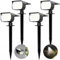 WENATY Solar Spot Lights, 46 LED Outdoor, IP65 Waterproof, 3 Modes, Solar Powered Garden Lights for Yard, Driveway, Porch, Walkway