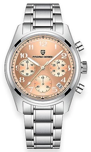 Pagani Design Uhr 1773 Multifunktion Herren Analog Quarz Chronograph Uhr Japan vk63 Bewegung 100m Wasserdicht Leuchtend Edelstahl Daytona Uhr