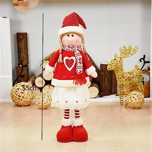 INEOUT Niedliche Weihnachtsdekoration, Geschenk, Weihnachtsbaumschmuck, 2022, Neujahr, Weihnachten, Heimdekoration, Zubehör (Color : Hong yi)