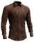 Chemises Casual Homme a Manches Longues Decontracte Mode Formelle Chemises Habillees Boutons Grande Taille Pas Cher Cadeau Chemise Rose Homme