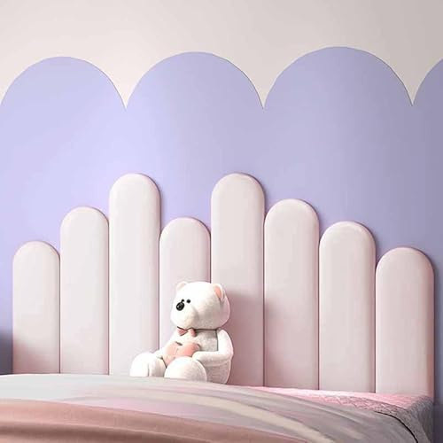 YWQJL Wandkissen Bett Selbstklebend Leder Polsterpaneel Wandkissen Abnehmbar Schutzplatte, 3D Selbstklebend 3,5cm Wandaufkleber Paneele Wand(12,200cm)