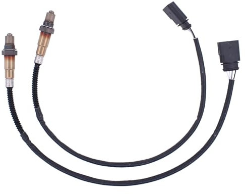 Lambdasonde Lambdasensor Regelsonde vor Kat und Diagnosesonde nach Katalysator Sensor O2 Sauerstoffsensor Sonde für Bora Golf 4 New Beetle 9C A3 8L Ibiza 6L Leon 1M Cordoba Fabia 6Y für Octavia