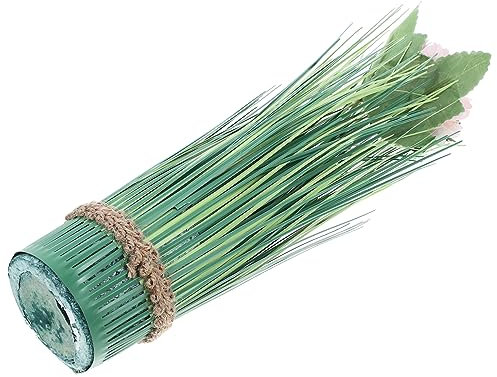 BIUDECO Artificial Faux Onion Grass Decoration Pvc Fake Greenery Plant for Home Floral Arrangement Rustic Farmhouse Decor Natural Feel for and Wedding Centerpieces