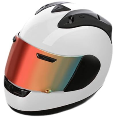 Amagogo 1:6 Modell Fahrradhelm, Miniaturpuppenkostüm, Lässige Cosplay Foto Requisiten, Schutzhelm für Männliche Actionfiguren, D, Weiß