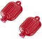 NEU Miniatur Wärmflasche rot für Wichtel/Geldgeschenke, ca. 2 cm, 2 Stück