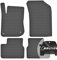 moto-MOLTICO Gummimatten Auto, 4-teiliges Set, Allwetter Gummi Fußmatten, Antirutsch & Wasserfest Autoteppiche - passend für Peugeot 208 (2012-2019), Peugeot 2008 (2013-2019)
