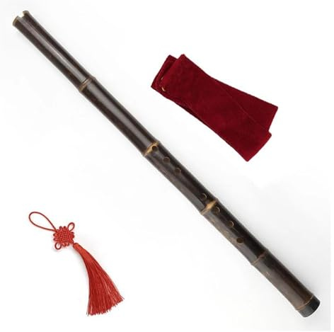 Chinesische Bambus A-Tonart/F-Tonart/G-Tonart/B-Tonart Flöte Xiao Holzblasinstrument Vertikal Handgefertigt Bambusflöte(G Key)