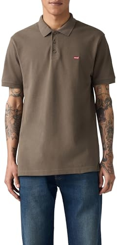 Levi'S Polo para Hombre Lse_Levis Hm, Maitake Brown, XL