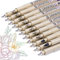 Toptime 21 Stück Fineliner Set, 10 Verschiedene Linienbreiten Fineliner Schwarz für Künstler, 12 Farben Wasserfest Fineliner Bunt, Handlettering Stifte dicke und dünne für Illustration, Skizzieren