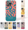 Tirita Personalised Phone Case for iPhone 12 Mini – Hard Case or Cover With Custom Name or Initials – Cute Personalised Gift for Women or Girls [06. Matisse Coral Red]