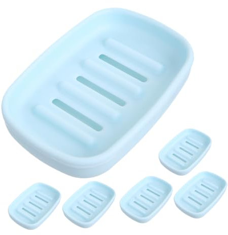 Warmhm 6stücke Reiseseifenbehälter Aus Seifenbox Fürs Badezimmer Tragbare Seifenhalter Seifenorganizer Für Reisen Robuste Seifenschale Seifenträger Für Zuhause rutschfeste Seifenbox