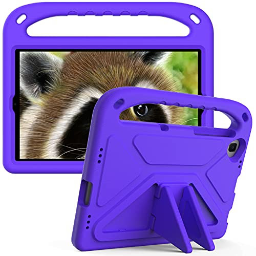 Funda para Samsung Galaxy Tab A 10.1 2019, a prueba de golpes, con soporte y correa para el hombro, funda infantil para Samsung Galaxy Tab A 10.1 pulgadas SM-T510 / T515 (morado, para Galaxy Tab A
