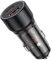 MOSWAG Car Charger, Cigarette Lighter USB Car charger Adapter Total 75W [USB C 45W+USB A 30W] 12V PD3.0 Fast Charge Socket for iPhone16/15/Pro Max,iPad,SamSung, Google