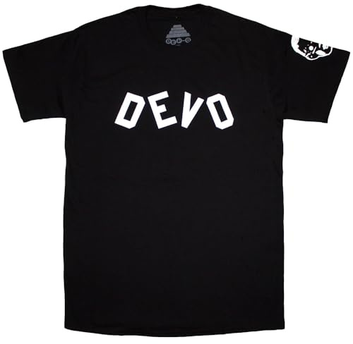 Rock Off officially licensed products Devo Booji Boy Band Logo T Shirt
