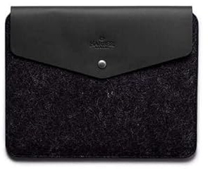 Harber London - Funda de Piel para iPad | Funda de sobre Harber London | Compatible con iPad Pro 13 (M4-2024 / M5-2025) | Color Negro