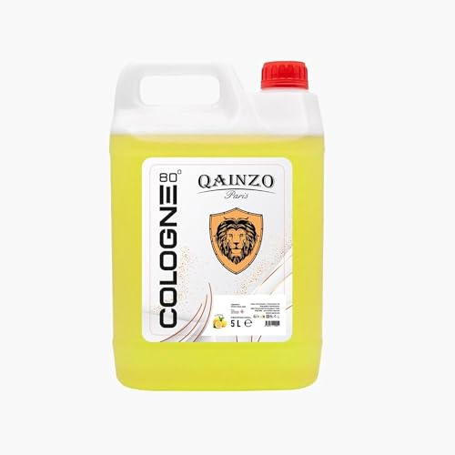 Qainzo Eau de Cologne Zitrone, professionelles Format, 5 Liter