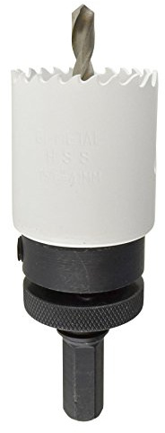 41mm HSS Hole Saw Holesaw Bi-Metal Blade Cutter Drill and Drill Adaptor Arbor