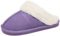 ChayChax Pantofole Donna Uomo Invernali Caldo Comode Ciabatte da Casa in Scamosciate Autunno Pavimento Antiscivolo Slipper Interne in Memory Foam, Viola, 35/36 = 36/37 Etichetta