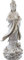 Top Collection Quan Yin Statue auf Lotussockel - Kwan Yin Göttin der Göttin der Barmherzigkeit und Mitgefühlskulptur in weißer Marmoroptik - 31,8 cm buddhistische Figur