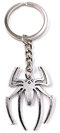 Onwomania Porte-clés Porte-clés Pendentif en métal argenté Araignée Araignée Jambes longues