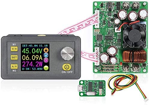 DollaTek DPS5020 USB Communication 50V 20A Constant Voltage Current Step-Down Power Supply Module Buck Voltage Converter Voltmeter