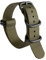 BINLUN Uhrenarmband Nylon Dickes G10 Premium Ballistic Ersatz Armband Mehrfarbige Bänder für Herren Damen mit Heavy Duty 5 Ringe(20mm, Grünes Band Schwarze Schnalle)