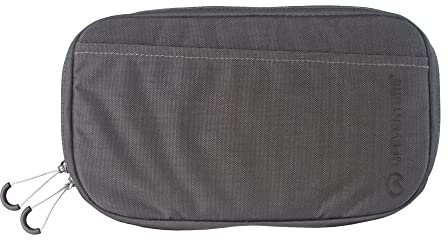 Lifeventure RFiD-Schutz Reise-Geldgürtel Brieftasche - Kompakte Tasche, Reisegeldbörse, umweltfreundliches, recycelbares Material (Grau)