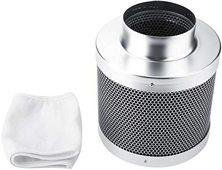 Greensen Filtri a Carbone Filtro Filtro Aria di Ricambio Filtri idroponici in Acciaio Inossidabile Filtri a Carbone per Grow Room Filtro a Carbone Attivo Eliminazione degli odori