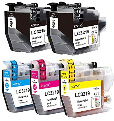 kamo LC 3219XL Multipack Patronen Kompatibel mit Brother LC3219 LC3217 XL Tintenpatrone, für Brother MFC-J5330DW MFC-J5335DW MFC-J5730DW MFC-J5930DW MFC-J6530DW MFC-J6930DW MFC-J6935DW