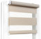 Fenster DEKOR - Rollos für Fenster Beige - Klemmfix Rollo ohne Bohren 120 x 130 cm - Doppelrollo mit einer breiten Auswahl an Größen und Farben - Blickdichte Rollos, einfach zu montieren