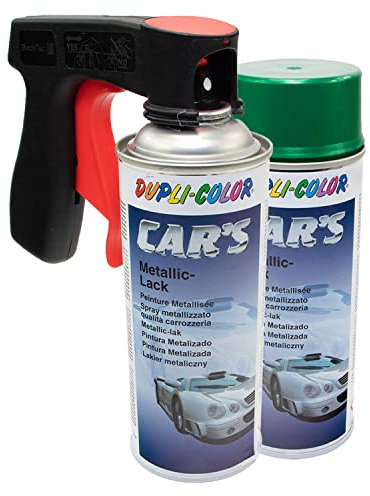 Lackspray Spraydose Sprühlack Cars Dupli Color 706851 grün lindgrün metallic 2 X 400 ml mit Pistolengriff