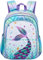 WAWSAM Mochila para niños - Mochila escolar brillante para niños y niñas, Azul Sirena, M