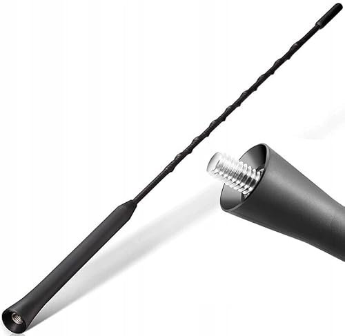 Topalli Antenne Puissante FM DAB Universelle pour Voiture de 40 cm avec Réception FM DAB et Installation Facile