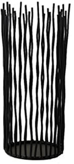 Candle Stands Metal Iron Willow Pillar Candle Holder, Modern Black Dining Table Centerpiece, for Indoor & Outdoor Decor, Wedding, Home, Living Room Dining Room Candlestick Holder for Candlelight Dinne