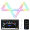 AGM 9 Light Bar RGB Spleißbare LED Wandleuchte Gaming Lichter mit RGBW Magic Farbwechsel Lichtperlen, WIFI & Bluetooth-Steuerung, 16 Mio. RGB-Farben, LED Ambientelicht für Deko