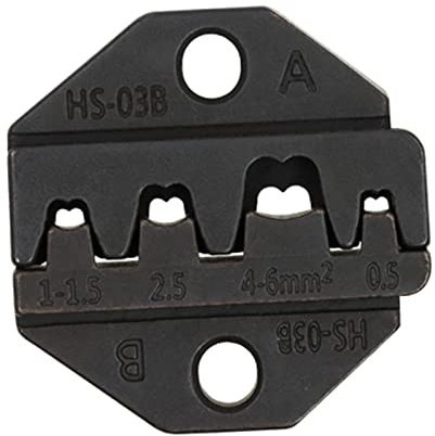 Milageto Pinza crimpatrice Attacco utensile Crimpatrice Ganasce Pinze Stampi Scambio rapido Sostituisce per pinze per utensili manuali Terminali a crimpare, SA 03BC