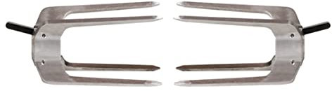 POWERHAUS24 Everdure ClipLock Forks für das Rotisserie-System des Fusion Grills, passt auch für andere Grills mit 8 x 8 mm Spieß, Original Zubehör
