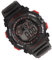 Tbest Montre électronique pour Homme, Montre de Sport Numérique Multifonctionnelle WR50M étanche avec Alarme Lumineuse pour la Natation, la Course à Pied (Noir et Rouge)