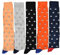 6 Paia Calze da Uomo Estive Colorate con Fantasia in Filo di Scozia - Cotone Elasticizzato - Made in Italy - Resistenti - Lunghe e Corte (39/42, Gamepad Basso)