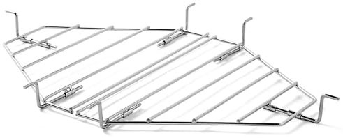 333 Heat Deflector Rack Parts for Primo Oval XL Grill Parts Roaster Drip Pan Racks Primo Oval XL 400 Grill Replacement Parts Primo 333 PG00333 Deflector Support Parts Steel