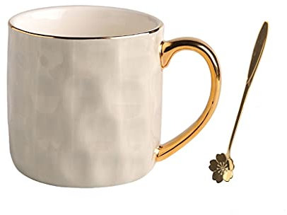 Generic Tazas de Café Cerámicas Tazas de Café Cerámicass Tazas de Café Cerámicas 11 Oz Lavavajillas Y Cajas Fuertes de Microondas/Beige/300 Ml